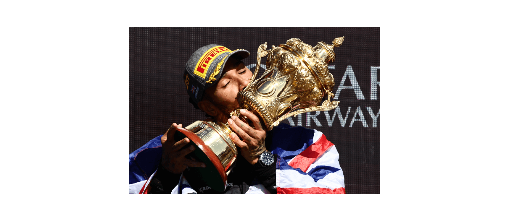 #IWCSPOTTED – lewis hamilton wearing iwc at british grand prix