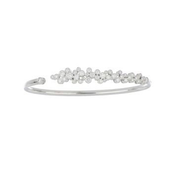 White Gold Bangle 